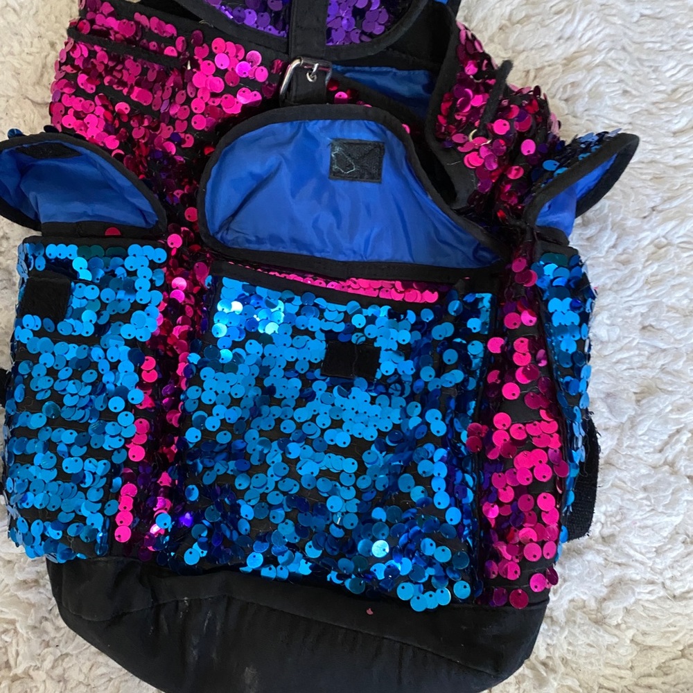 Colorful sequin backpack - Picture 3 of 4
